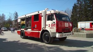 Смотр пожарной техники провели в Бийске ("Будни", 27.04.24г., Бийское телевидение)