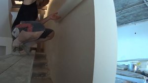 Поклейка стеклохолста, тонкости в работе.