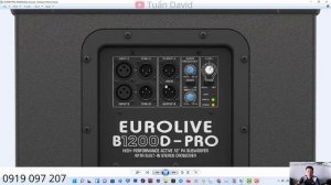 Loa Subwoofer Active Liền Công Suất BEHRINGER B1200D PRO