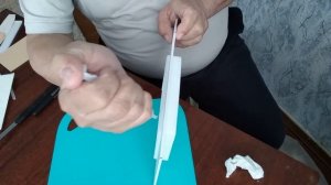 занятие № 10 Изготовление лодки из потолочного пенопласта