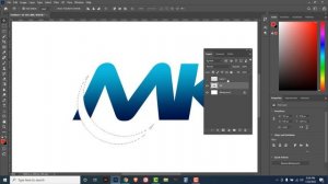 MK Logo Design in Photoshop CC 2022 || How To Make A Logo Design in Adobe Photoshop 2022