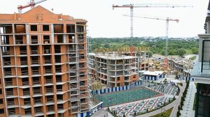 Жилой комплекс Цветной бульвар. Строительство многоэтажных домов.