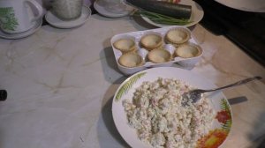 Тарталетки с кальмарами. Обалденная закуска!