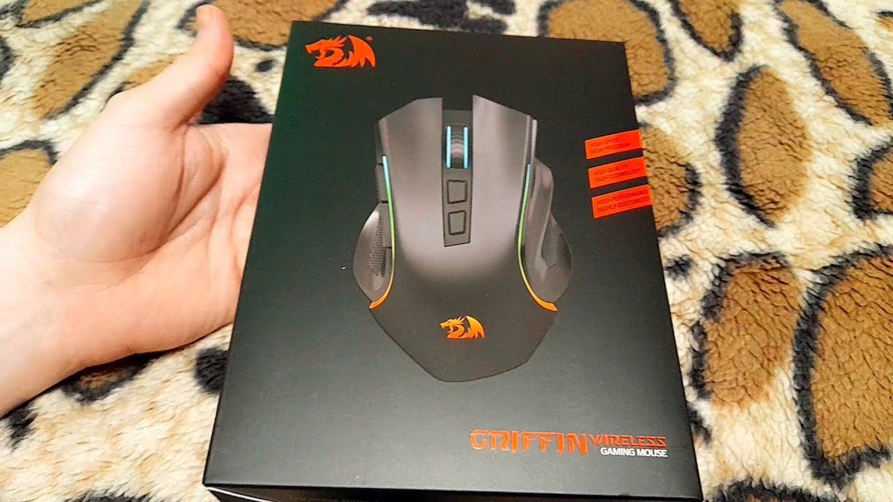 Супер проводная/беспроводная игровая мышь Redragon Griffin wireless !