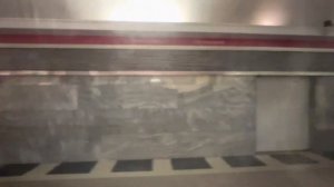 Без остановки!Проследование ст.м.Чернышевская (из окна метропоезда "Юбилейный")