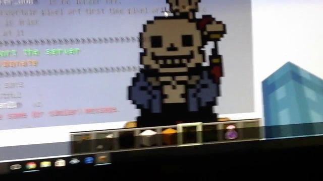 Minecraft | undertale pixel art! смотреть онлайн