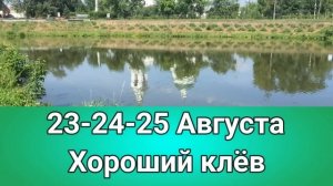 Прогноз клева рыбы на эту неделю с 22 по 28 Августа Календарь рыбака на август Календарь клева рыбы