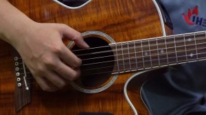 Test âm Takamine PTU 108K, Made in Japan