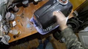 Что если покрасить МОТОЦИКЛ ВАЛИКОМ?!