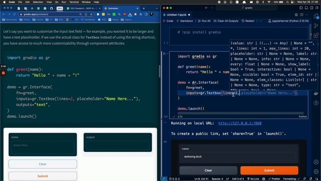 Gradio | Python Gets an AWESOME UI Library | Gradio Walkthrough, Tutorial & Review