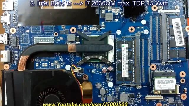 Upgrade Laptop CPU Intel Pentium To Core I7 - I3 - I5 For Laptop On HM77