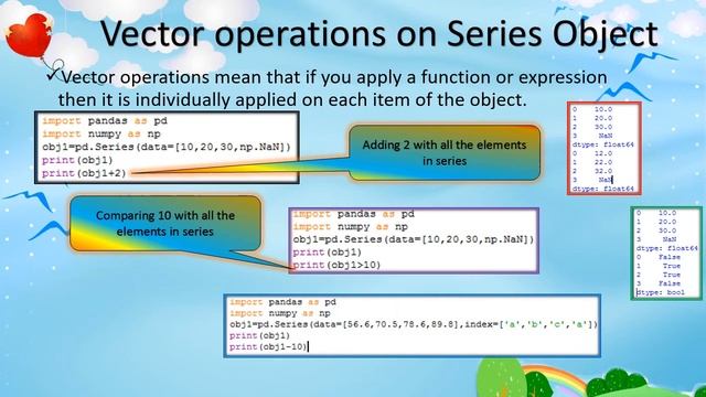 #pandas- Operation on Series смотреть онлайн