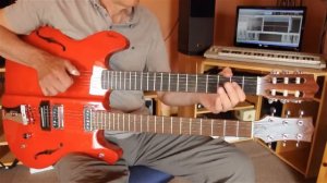 Nut Sundae (Jerry Reed - Chet Atkins) double neck guitar