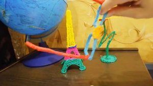 Поделки из 3D ручки и пластилина