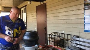 Плов в Афганском казане на Казахский мотив