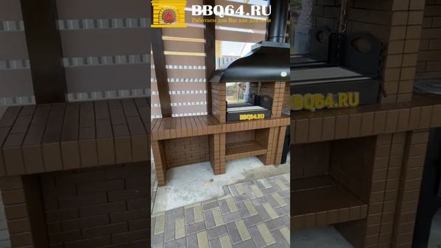 Угловой модульный комплекс барбекю из кирпича от bbq64 смотреть онлайн