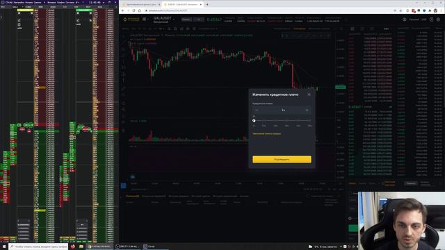 Как настроить кредитное плечо в CScalp