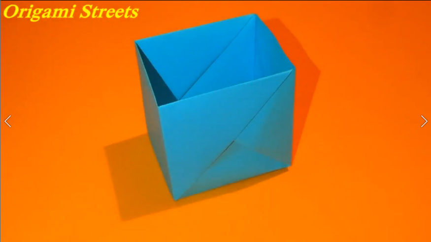 Оригами коробка. Как сделать коробку из бумаги.mp4 смотреть онлайн