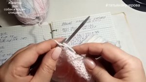 Жилетка спицами для собак и кошек