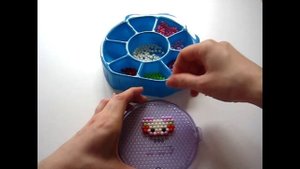 Аквамозаика Aquabeads Делаем по схеме кошечку!