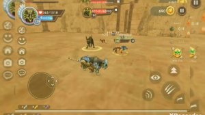 решила что буду качать тигра до 200лвла день 1 《WildCraft》