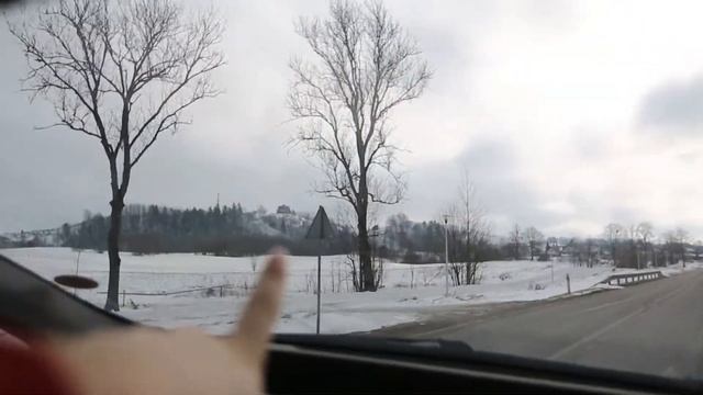 В Европу на один день.  Катаюсь на сноуборде.  Голдап, Польша.