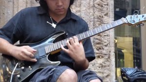 "Отель Калифорния" уличный кавер (Hotel California cover). Талантливый парень