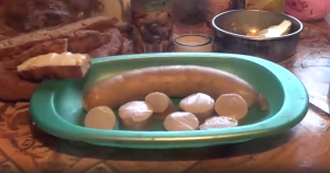 кровяная колбаса. якутский рецепт.