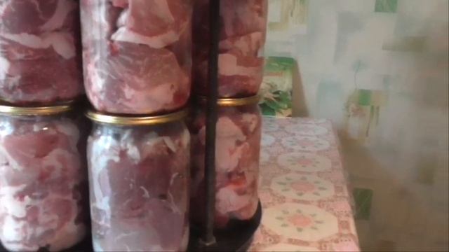 Тушенка домашняя свинная  Как сделать домашнюю тушонку  Делаем домашнюю свинную тушенку в автоклаве