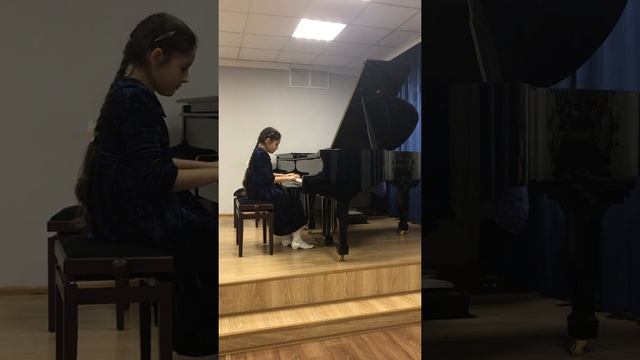 К.Черни. Избранные этюды. ч II этюд 10. В.Гаврилин. Полька. Исполняет Усманова Карина смотреть онлайн