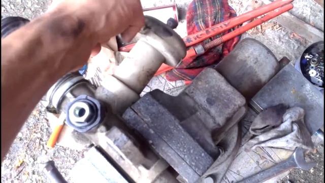 Киа Рио 2010 KIA RIO 2010 Ремонт рулево рейки смотреть онлайн