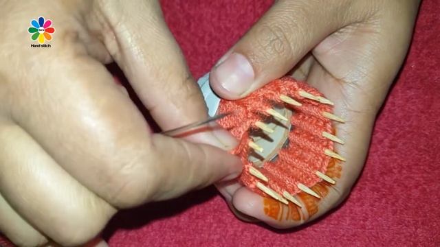 amazing flower trick wool thread easy new tricks 2020 with hand embroidery tooth pick sewing flower смотреть онлайн