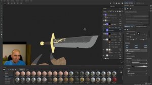 09. Finishing the sword. Материалы