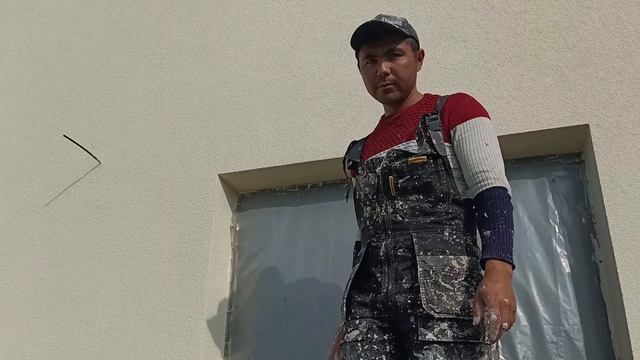 Инструкция по нанесению камешковой декоративной штукатурки на оконные откосы, элемент примыкания