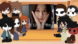 slashers react to f y/n as kim jisoo