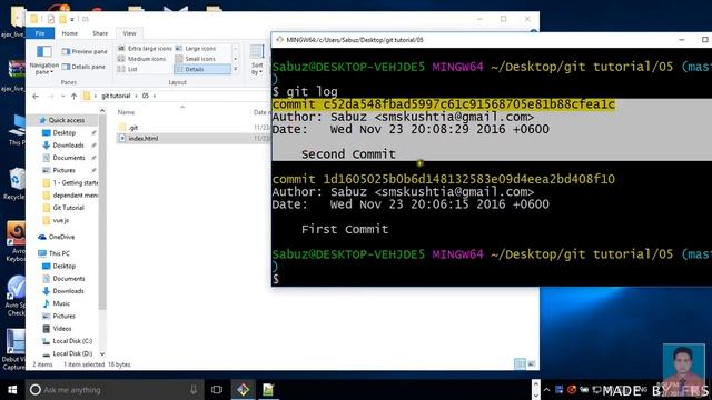 git diff between repository and statging area(part-5) смотреть онлайн