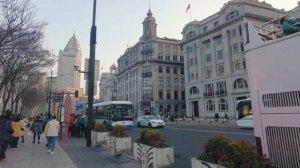 4k Shanghai 2022 | Walk in shanghai downtown | Lujiazui | The bund | Nanjing road