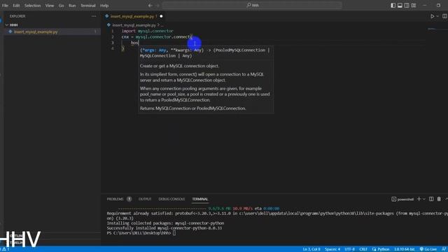 Python - How to insert data to mysql step by step