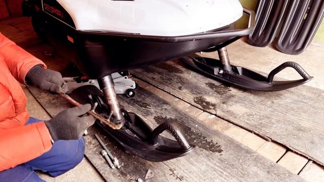 Установка расширителей на снегоход Тайга смотреть онлайн