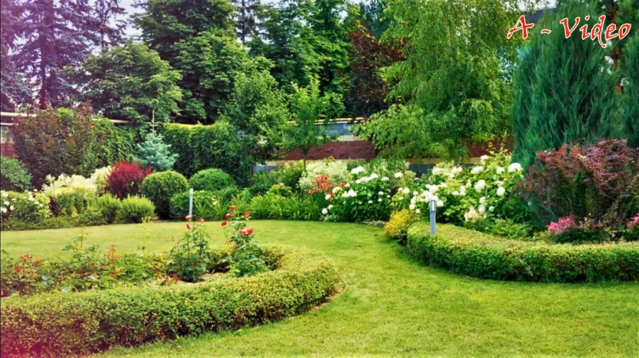?Примеры садовых участков с красивым ландшафтным дизайном / Garden Ideas / A - Video