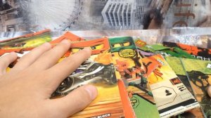 Лего Ниндзяго наборы 2011-2012 года. Приехали мои старые наборы, карточки и инструкции!