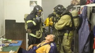 Сотрудники МЧС России провели пожарно-тактические занятия.