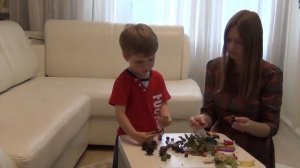 Ежик из каштанов