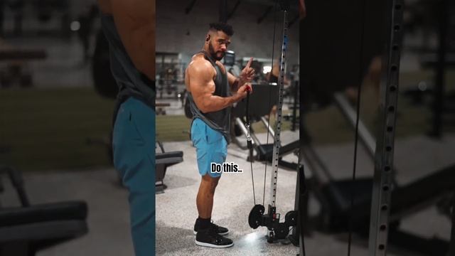 Take your forearms OUT of your bicep curl ?