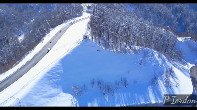 Красная поляна Роза Хутор съемки с квадрокоптера