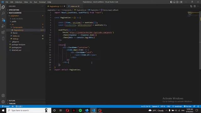 How to Create a Pagination with React JS | React JS Tutorials