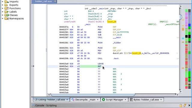 Ghidra: Stack Depth (to detect stack manipulation) смотреть онлайн