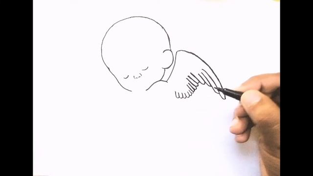 How to draw BABY ANGEL step by step смотреть онлайн