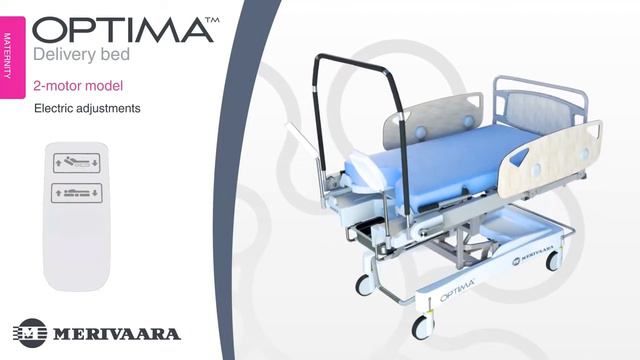 Акушерская кровать с электроприводом Optima Merivaara