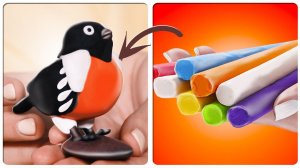 Видео лепка • СНЕГИРЬ • из пластилина